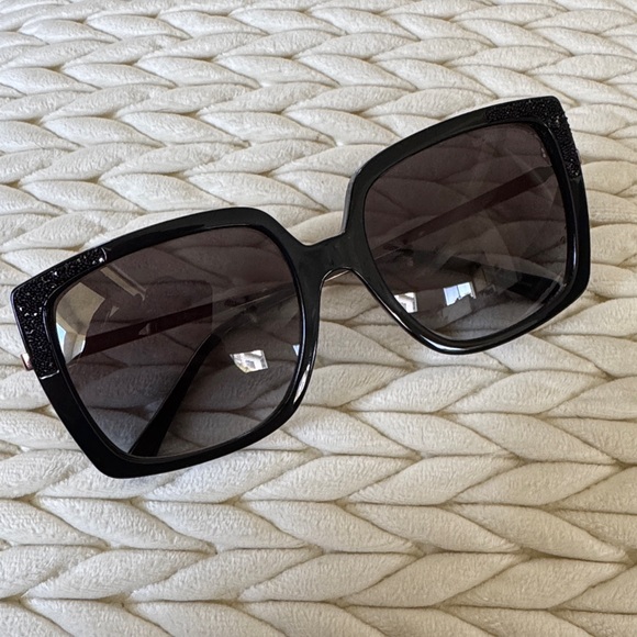 Michael Kors Black Square Sunglasses - Picture 1 of 7